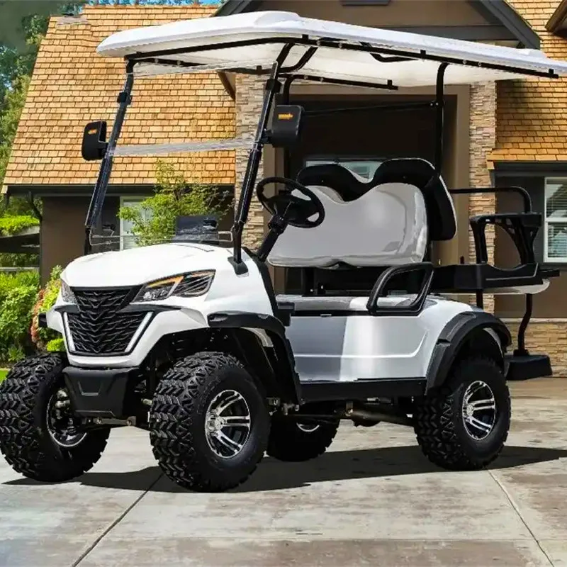 Hot Selling High Quality 4000W Electric Golf Cart 4 Seater Scooter Four Wheel Luxury Travel Electric Sightseeing Car With Roof