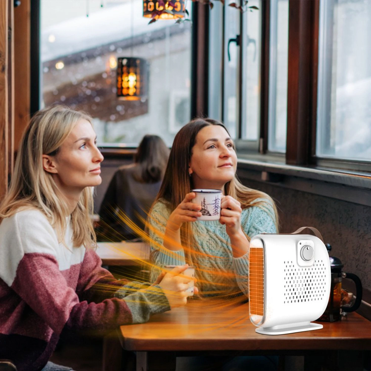 Clearance Creative Heater - Desktop Vertical & Horizontal Dual-use Small Household Hot Fan