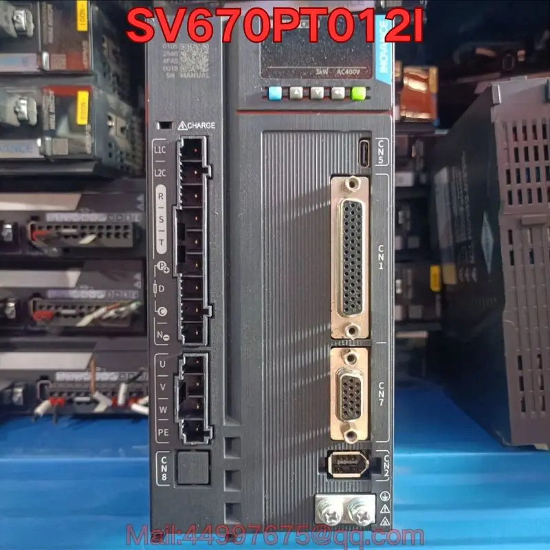 

Second-hand SV670PT012I servo drive function test is normal