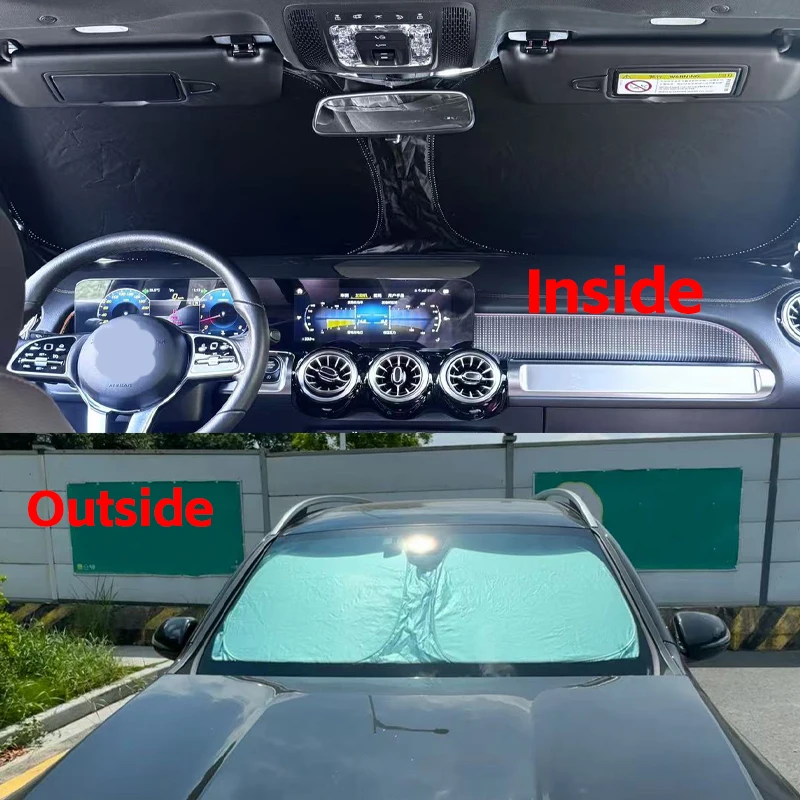 For Mercedes-Benz GLE Coupé 2012~2019 MK3 Front Windshield Sunshade Privacy curtain Car Heat Sun Visor High quality Accessories