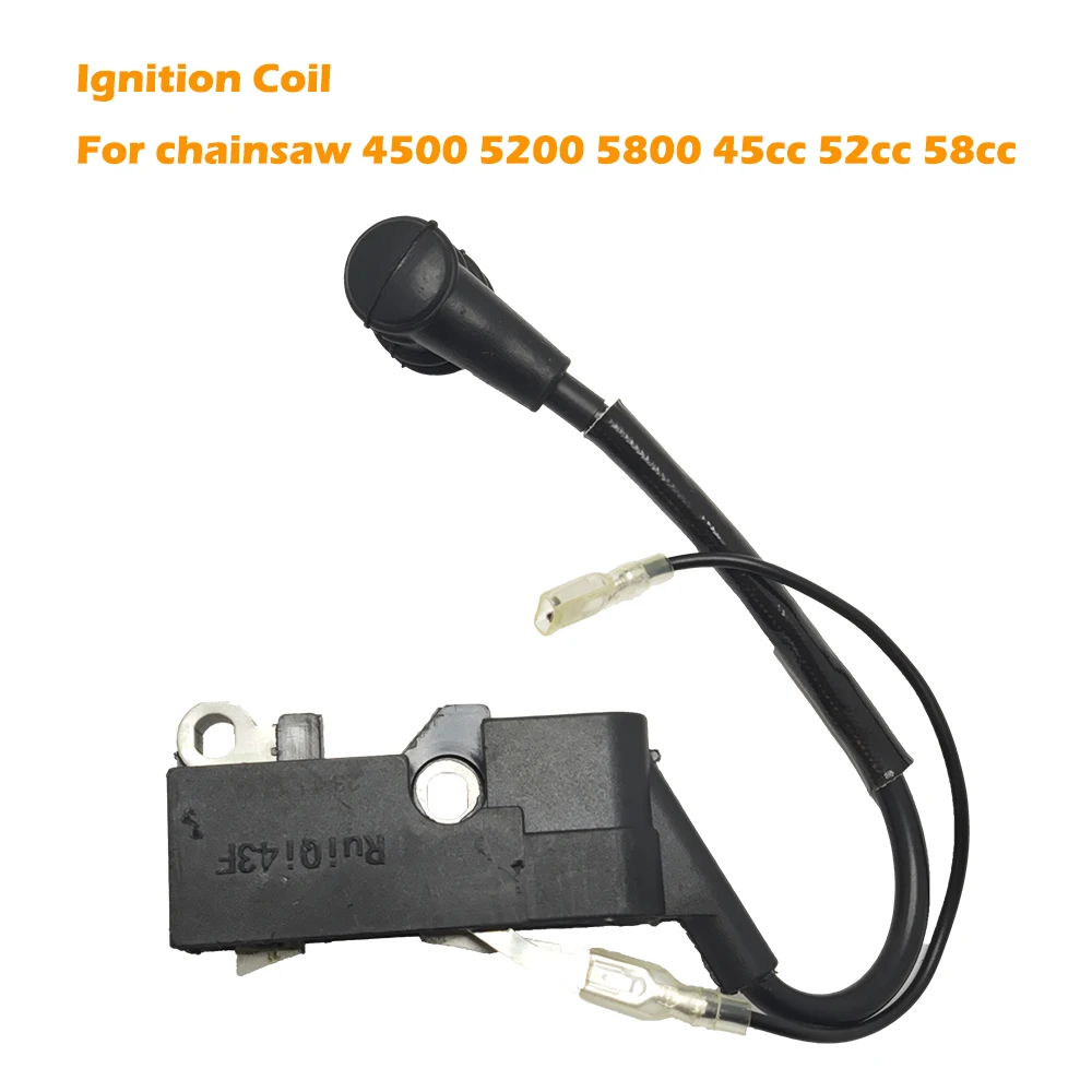 Ignition Coil For Chainsaw 4500 5200 5800 45cc 52cc 58cc Engine Garden Tools Replacement Spare Parts