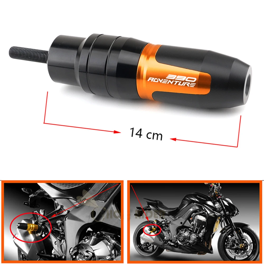 

Motorcycle Accessories For KTM Duke390 RC390 RC DUKE 390 Adventure ADV Frame Exhaust Sliders Guard Crash Pad Falling Protection