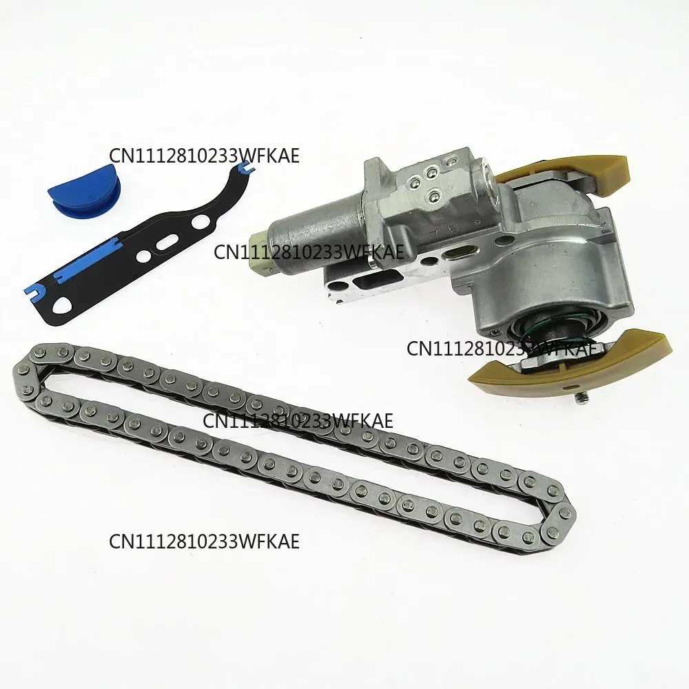 SCJYRXS 1 Set 1.8T Camshaft Timing Chain Tensioner + Gasket + Chain Kit For Passat B5 Golf MK5 Beetle A3 TT 058109088L 058198217