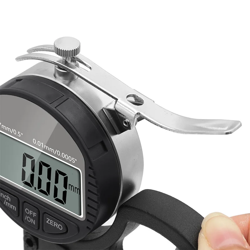 Misuratore di spessore elettronico da 0,001 mm Misuratore di spessore micrometro digitale da 10 mm Tester di spessore Micrometro con uscita dati RS232