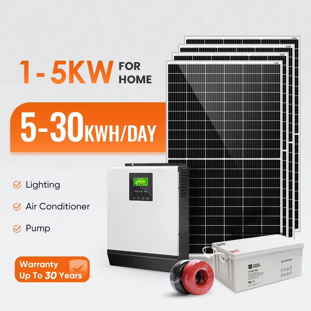 6000W 8000W Expandable Solar System, High Power On Grid Balcony Power Plant European Use