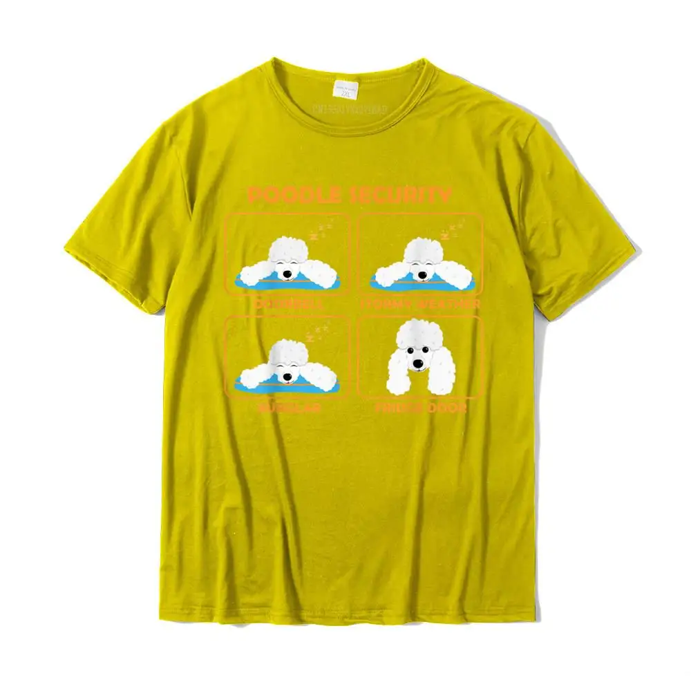 Poodle Shirt Poodle Security Funny Poodle Gift Fashionable T Shirts Tops T Shirt For Boys Brand New Cotton Funny Tshirts