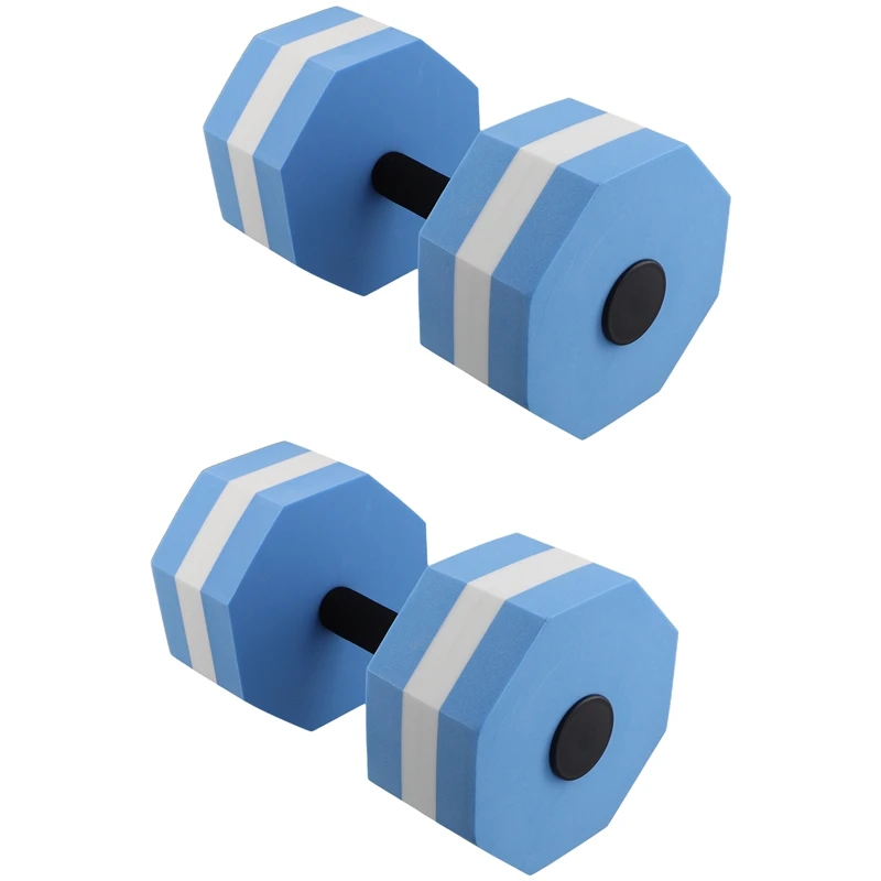 EVA Foam Dumbbell Set, Water Weights, Water Aerobics, Aquatic Therapy, Pool Fitness, Water Workout(2Pcs)