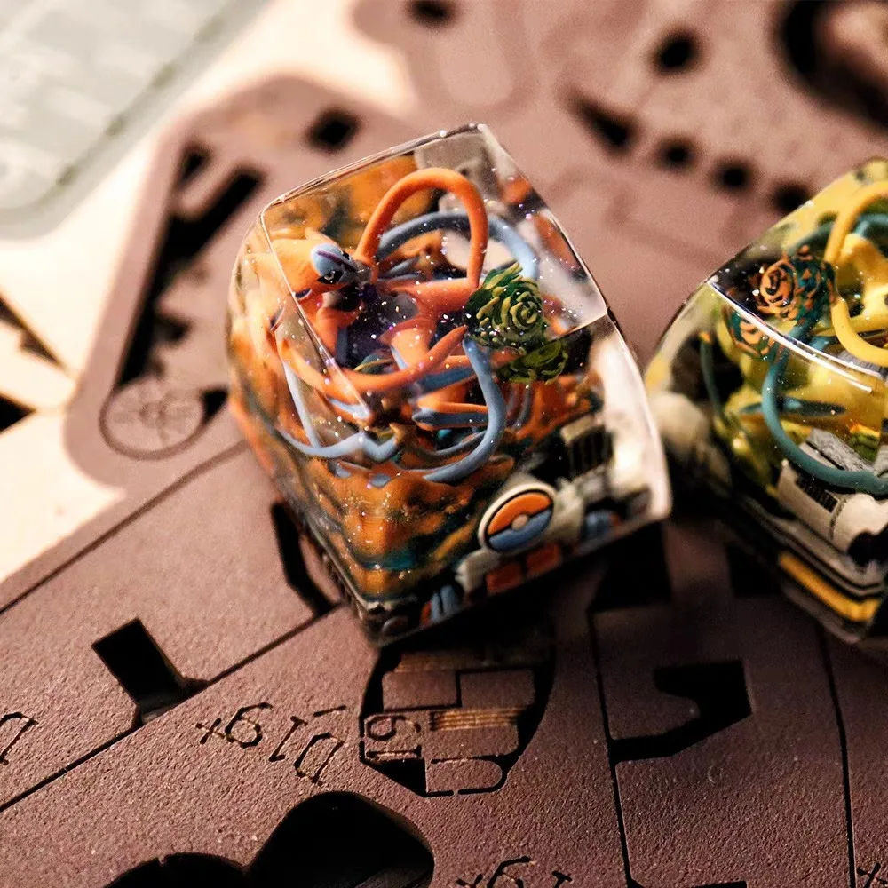 keycap-pokemon-3d-tridimensionale-per-tastiera-meccanica-in-resina-traslucida-profilo-sa-accessori-per-gaming-ed-e-sports