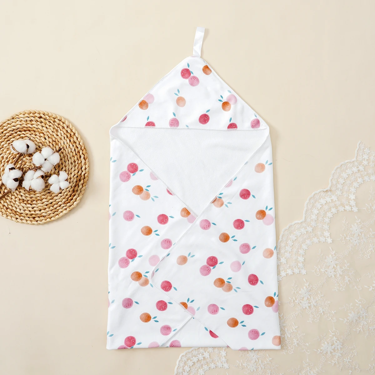 

1PC Absorbent Baby Hooded Bath Towel Soft Cozy Bath Towel Suitable for Shower Beach & Bathroom Baby Bathing Essentials