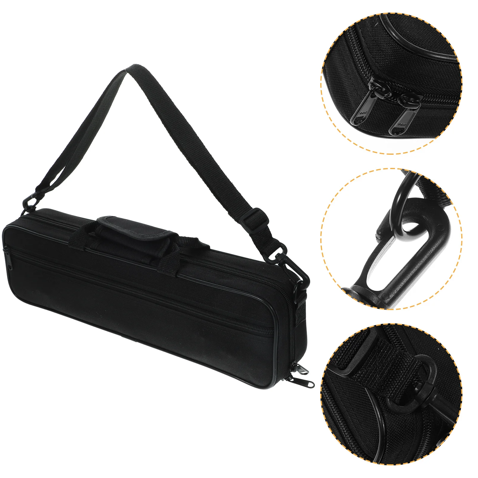 

Flute Bag Reliable Protective Storage Pouch for Clarinet Flute Instruments Made of High Quality Fabric Travel Friendly