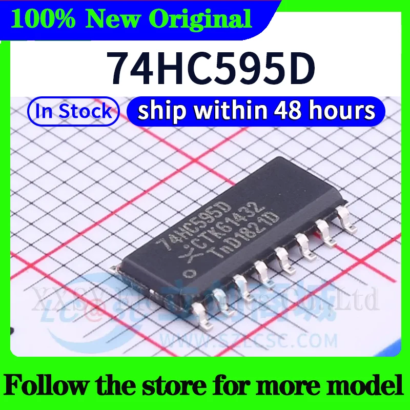 5 unids/lote 74HC138D 74HC595D 74HC165D 74HC157D 74HC148D 74HC174D 74HC163D 74HC139D en stock 48 horas barco
