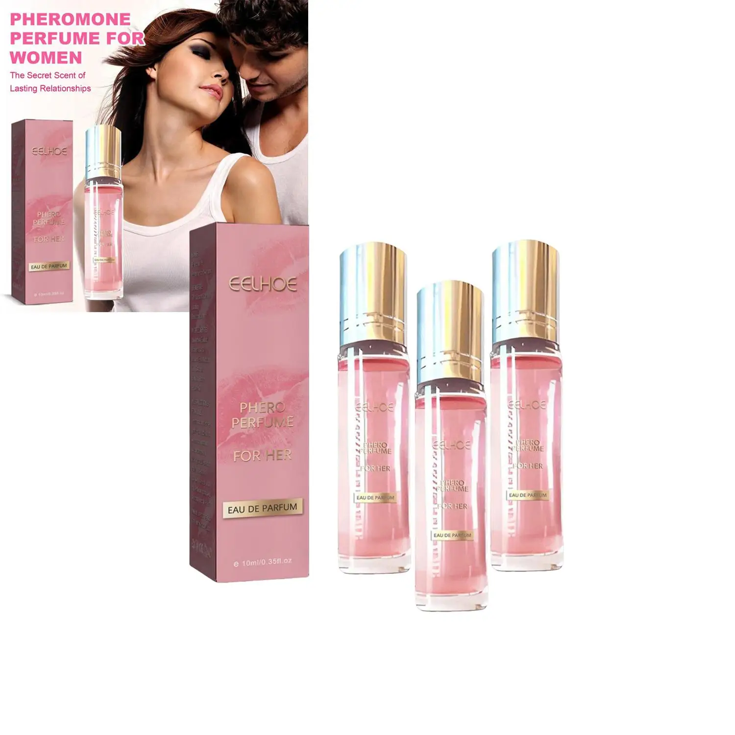 

3Pcs 10ml Flirting Perfume Pheromone Sexually Stimulating Fragrance Oil Long-lasting Fragrance Sexy Product For Women