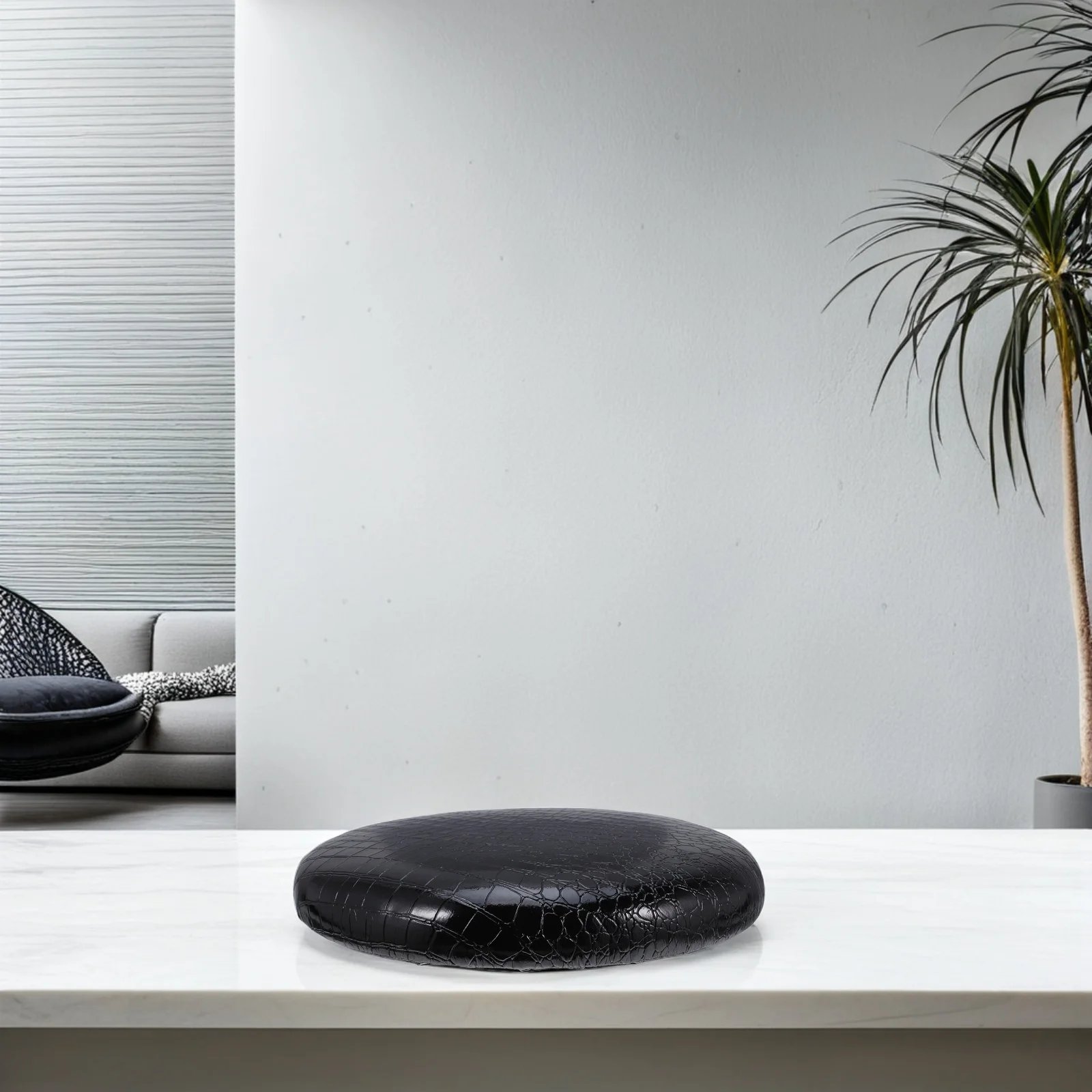 Bar Stool Replacement Seat Round Cushion Material Quick Installation Elegant Look for Home Kitchen Dining