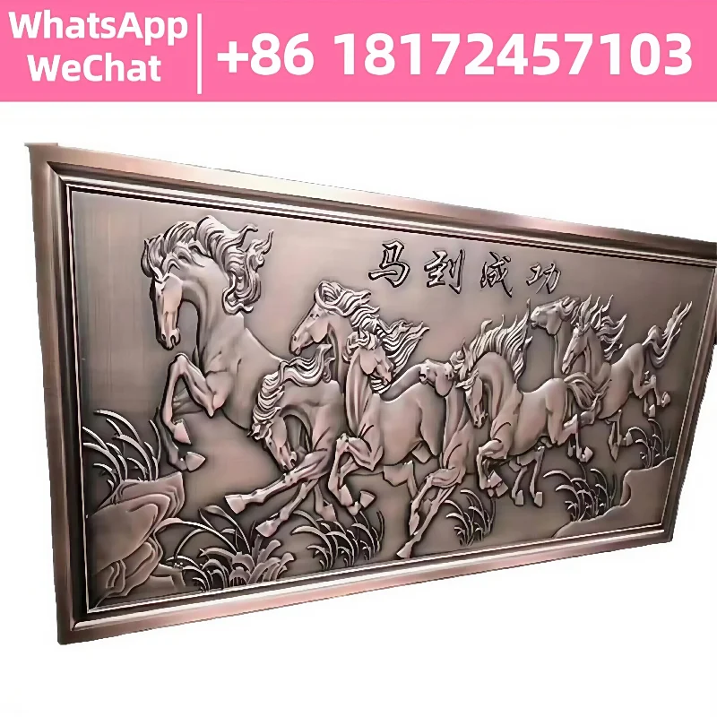 

Decorative building materials wall panel aluminum frame 5.0 mm embossed board