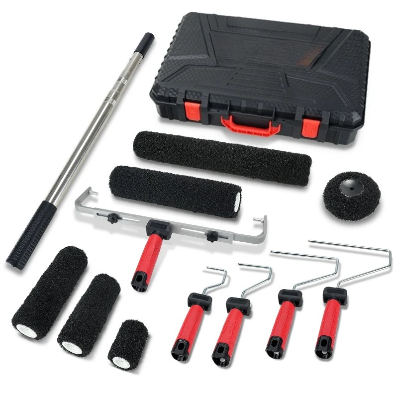 Drywall Extension Pole Putty Trowel Paint Roller Tray Wall Leveling Repair Kit For Interior Exterior Renovation Industrial Tools