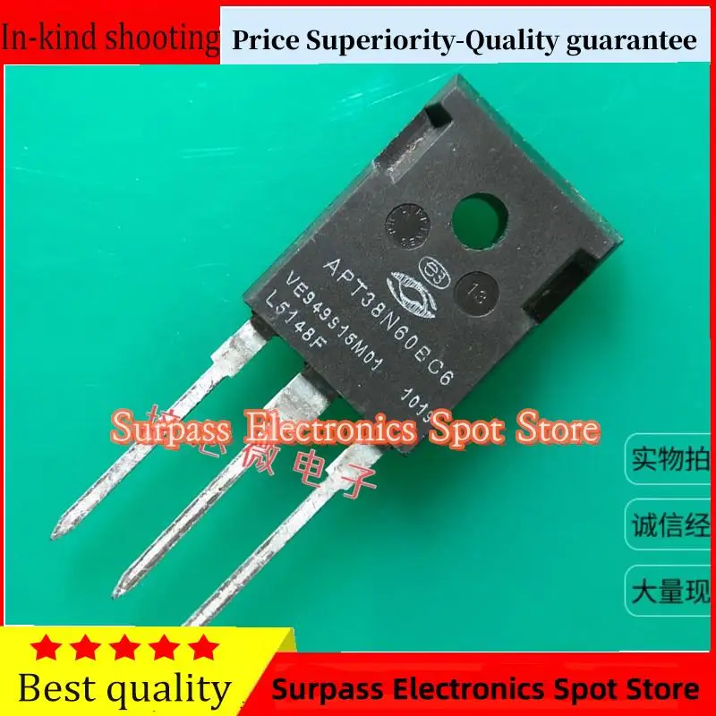 50PCS-100PCS  APT38N60BC6  MOS TO-247 600V 38A  Price Superiority-Quality guarantee