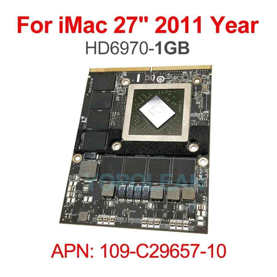 Tarjeta de vídeo Original probada HD6970M HD6970 1G 2G para iMac