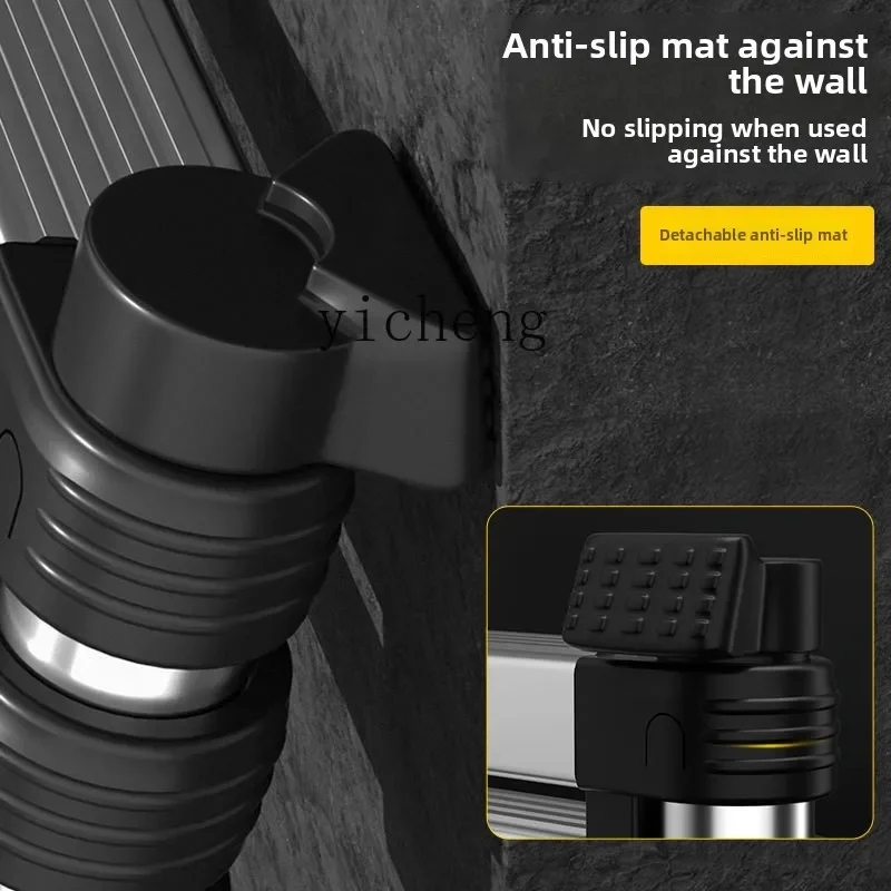 ZC telescopic ladder stainless steel multifunctional ladder thickened aluminum alloy herringbone ladder folding staircase