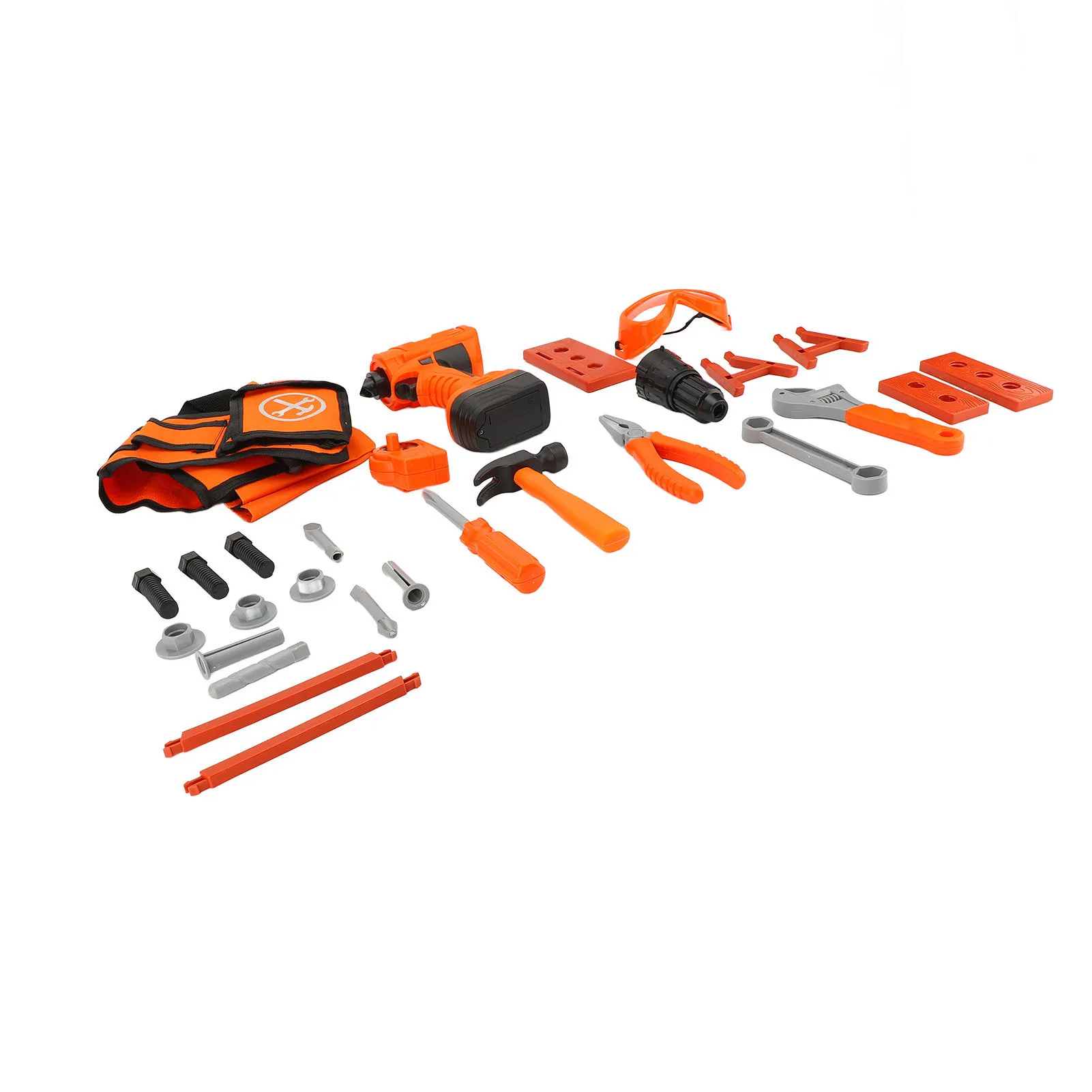 ชุดเครื่องมือซ่อมแซมและพัฒนาการทางประสาทสัมผัสแบบใช้สว่านไฟฟ้า ชุดฝึกการประสานงานระหว่างมือและตาสำหรับเด็ก ชุดเครื่องมือ DIY เพื่อการศึกษาสำหรับเด็กผู้หญิง