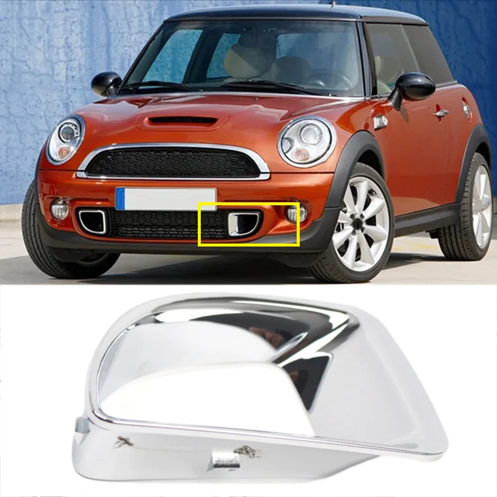 

For Mini Cooper R55/R56/R57/R58 2007-2014 Front Bumper Fog Light Air Duct Frame Cover 51117255117 51117255118