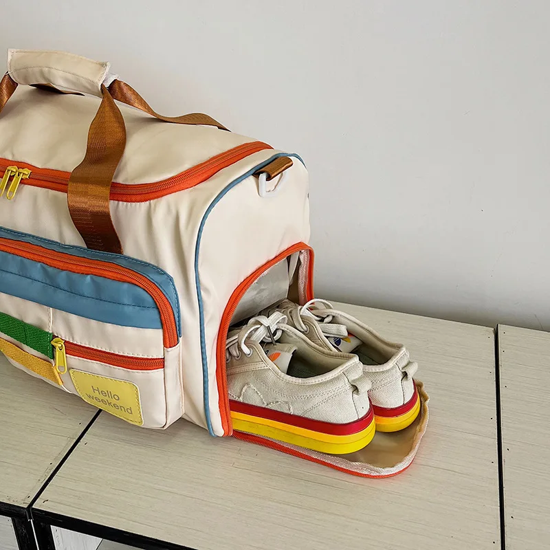 Large Capacity Oxford Designer Gym Bag Casual Travel Fitness Bags Women Ultralight Outdoor Travel Bag Yoga Gym Sports Backpack