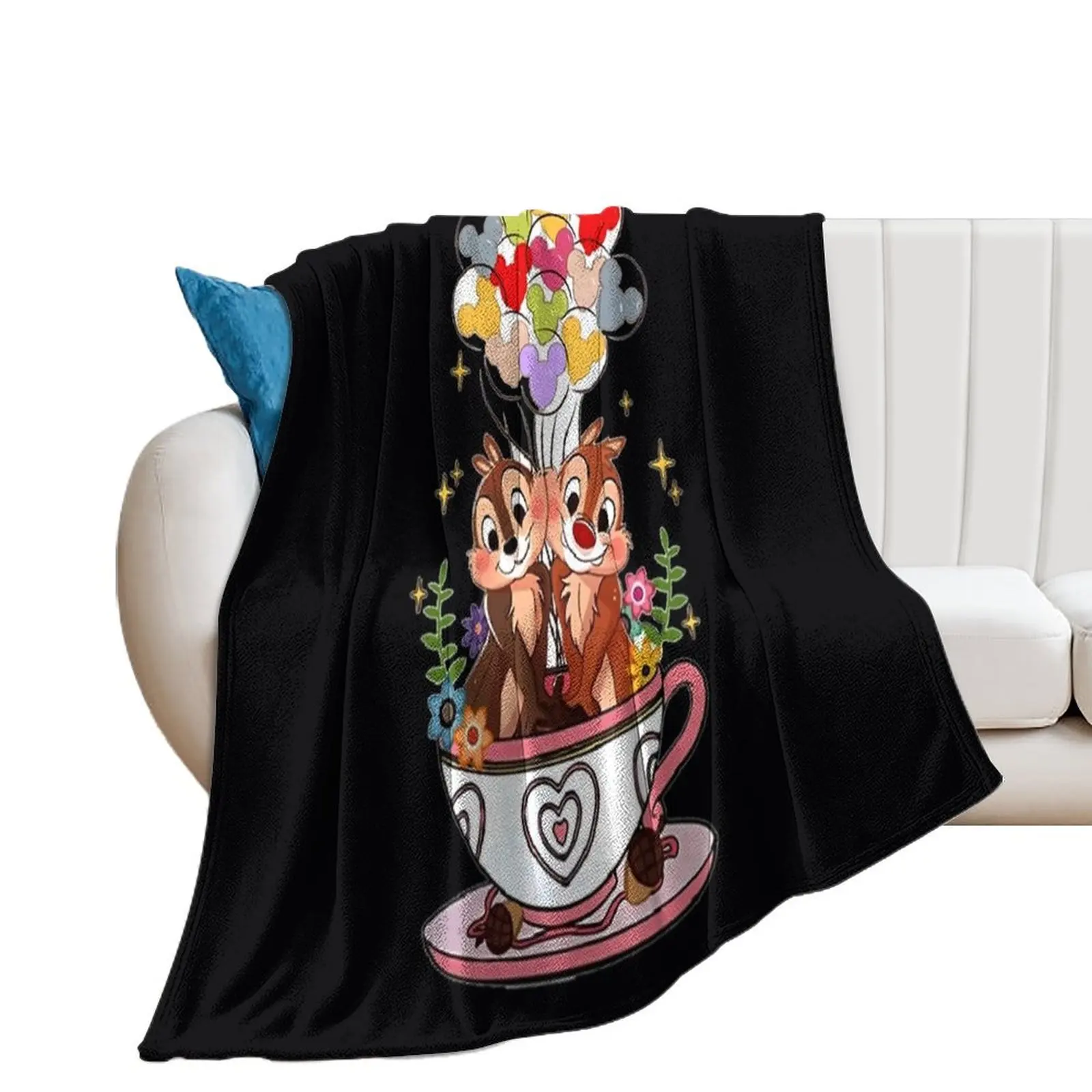 

Chip and Dale fanart \t \t Throw Blanket Decorative Sofas Beautifuls Decorative Beds Retros Blankets