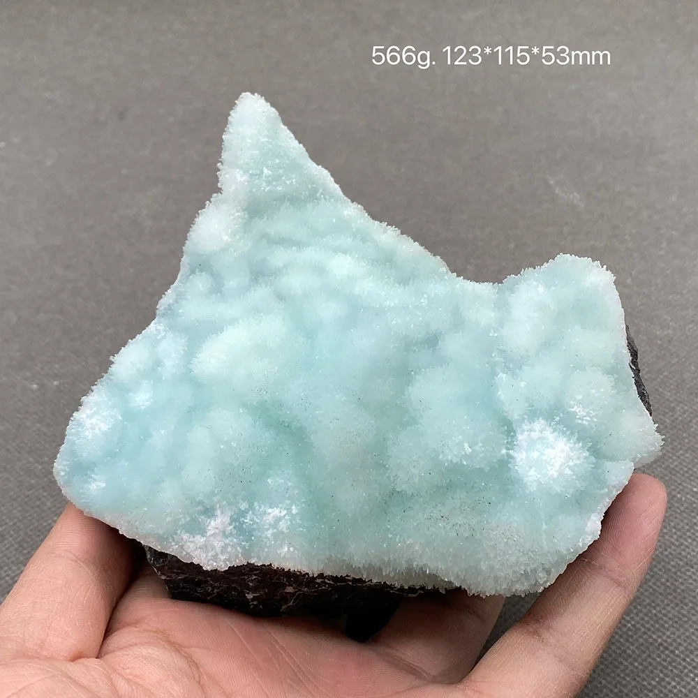 

100% natural blue aragonite raw stone ore standard healing crystal origin China home decoration