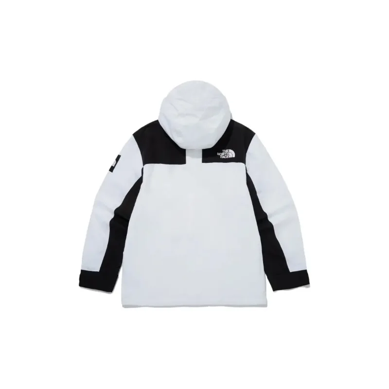 The North Face MARTIS Hooded Sleeve Waterproof Windproof Warm Jacket Contrast Color Long Outdoor Trail Running Coat