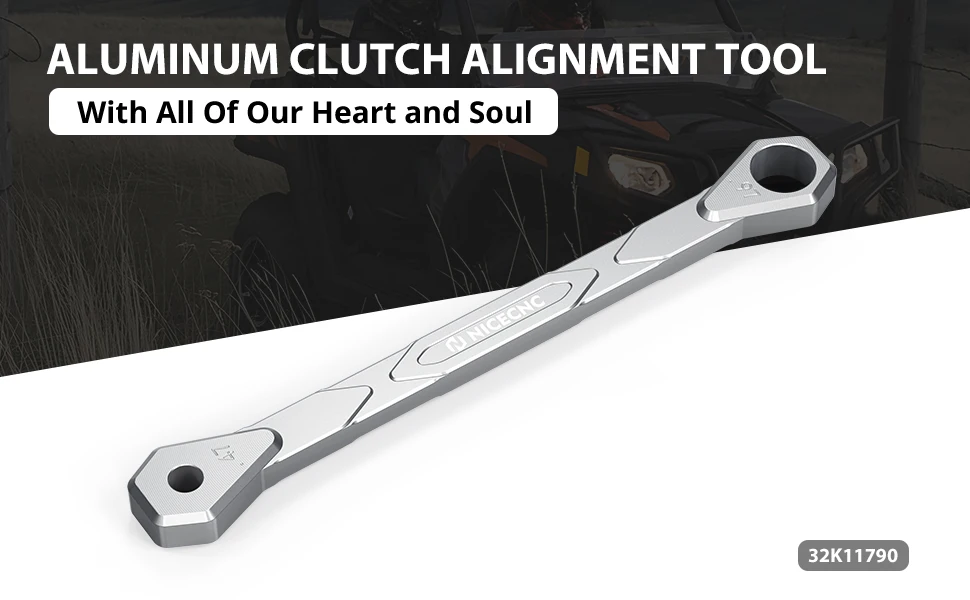 Verbessertes Kupplungsausrichtungswerkzeug für Polaris Ranger RZR 570 2014–2016 570 Ranger Crew UTV Sportsman ACE 6061 Aluminiumlegierung – Detail 4
