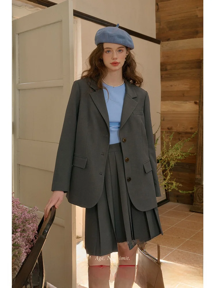 

Женский комплект с юбкой SimpleRetro, винтажный комплект для поездок на работу, весенняя коллекция, ансамбль Sli для женщин