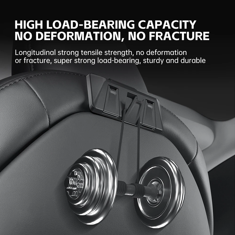 

For Tesla Model Y Juniper 2025 2026 Model 3 Highland 2024 2025 2026 Car Hidden Folding Seat Hook Headrest Rear Hook Accessories