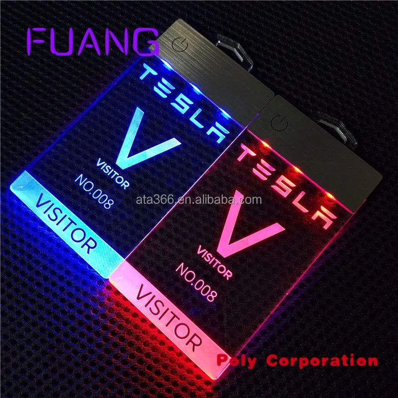 Custom  2023 Luxury Recharged Acrylic LED Key Chain Custom LED Flashlight Key Chain Personalized Engrave Unique Light up Key Cha