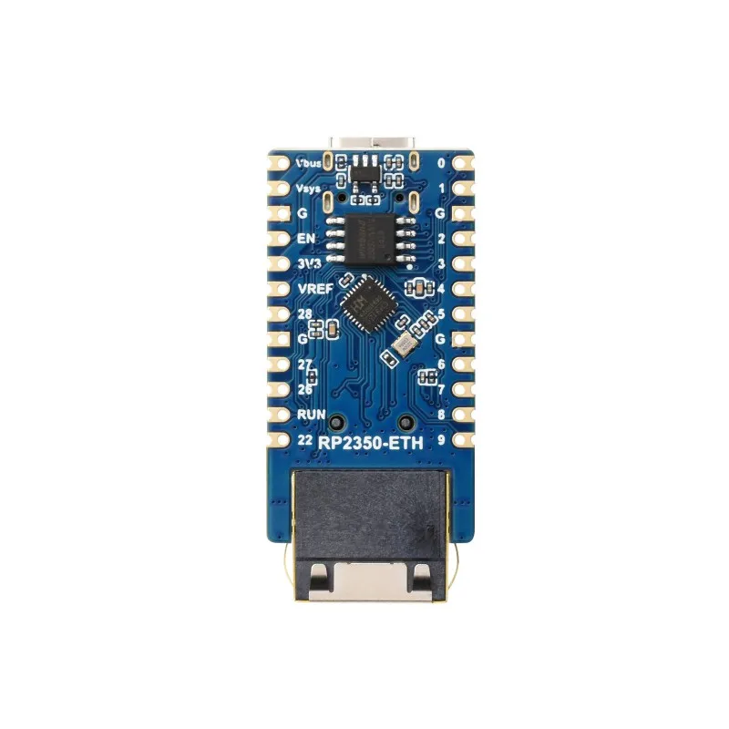 Waveshare RP2350-ETH Mini Development Board, RP2350 Ethernet Port Module, Raspberry Pi Microcontroller Development Board, Based
