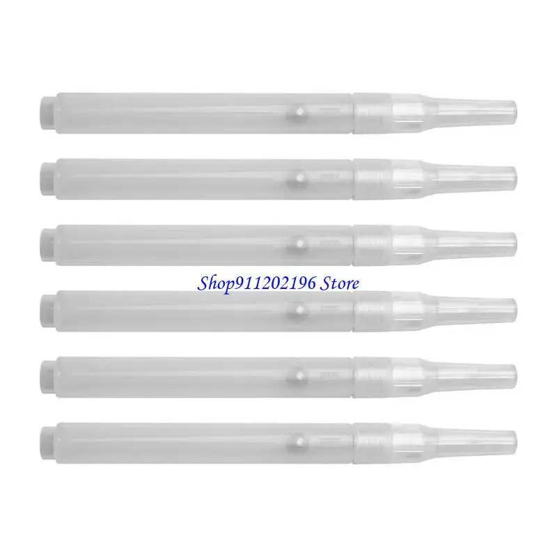 

P82a 6pcs пустая краска ручка заполненная пустая ручка пустого маркера для письма для написания
