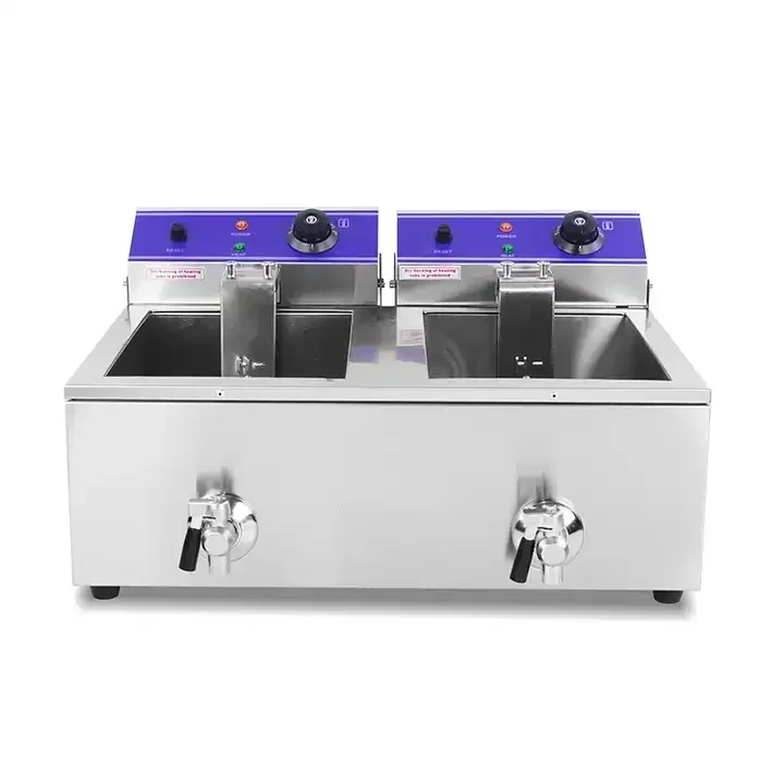 

Stainless Steel Continuous Deep Fryer Pro Commercial Electric Frying Pan Station Machine For Fast Food Restaurant