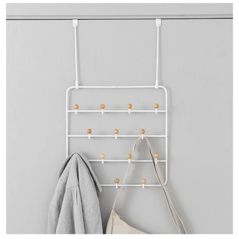 

Creative Bedroom Keys Holder, Towel Holder with Door Rear Hanging Clothes Hooks, Multifunctional Coat Rack, Home Organizer