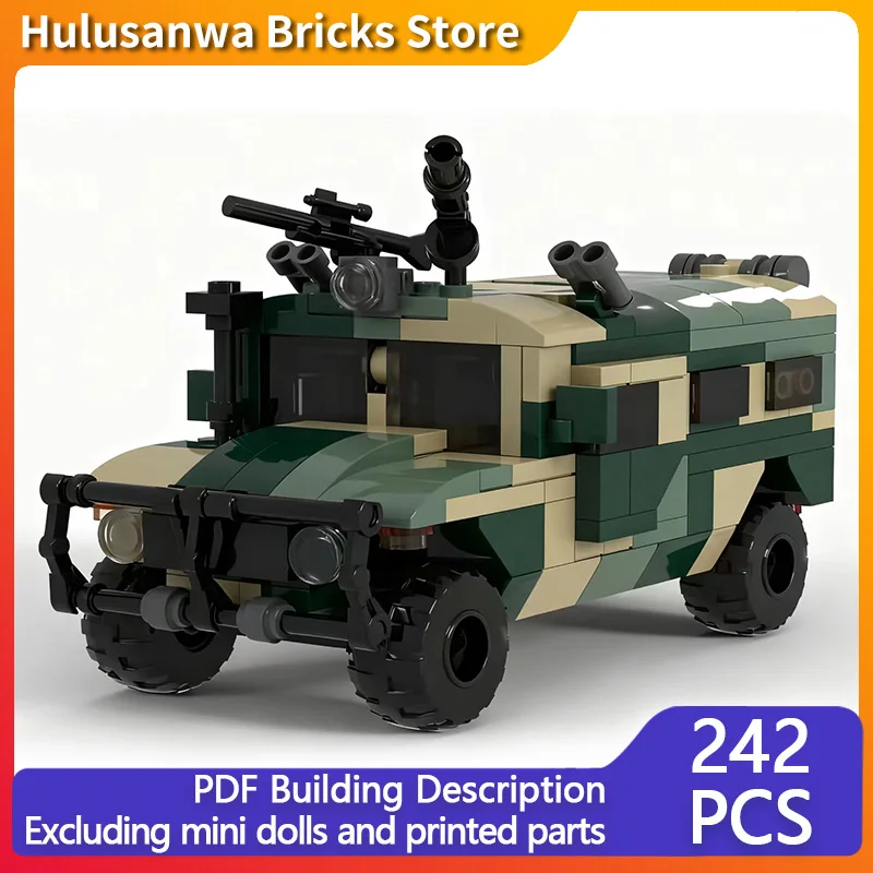 Tigr Light Armored Car Model MOC Building Bricks War Equipment Modular Technology Gifts Holiday Assemble Children Toys Suit