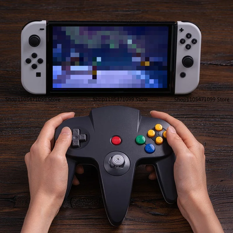 N64 Handle DIY Bluetooth Kit + Joystick Assembly, Wired Gamepad To Wireless Handle