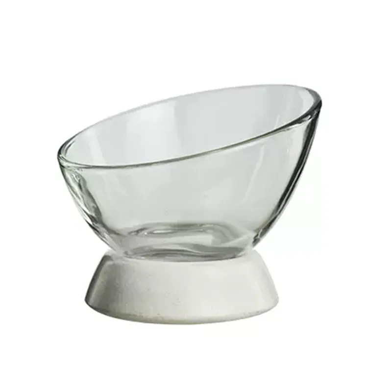 New Non-slip Cat Bowls Glasses Single Bowls with Stand Pet Food&Water Bowls for Cats Dogs Feeders Pet Products Cat Bowl