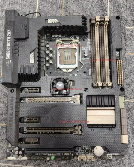 

Материнская плата ASUS SABERTOOTH Z87, 1150 контактов, память DDR3