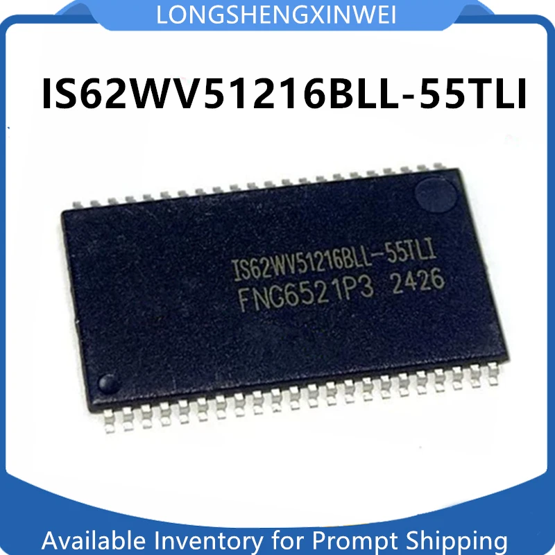 1PCS New Original IS62WV51216BLL-55TLI TSSOP-44 Static Random Access Memory
