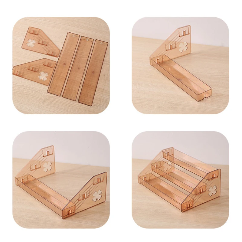 3-lagiger Nagellack-Display-Ständer für den Schreibtisch, Kosmetik-Display, Aufbewahrungsregal, Halter für ätherische Öle, Flaschen-Organizer