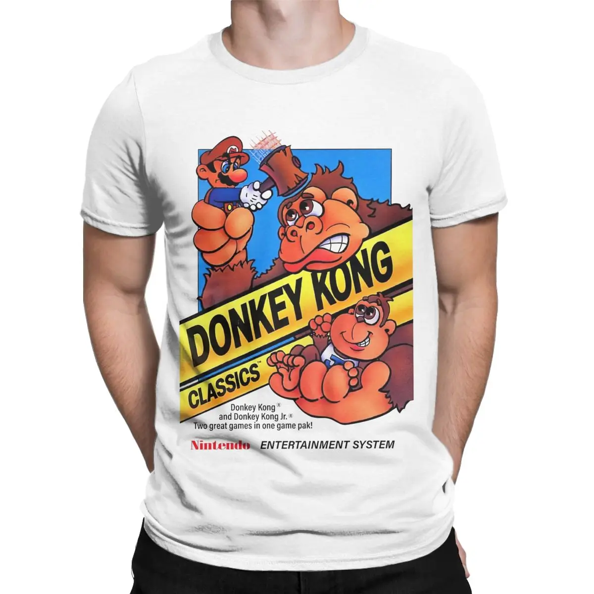 Donkey Kong Funny Hammer Game Merch T-Shirt Men Women Funny Cotton New Arrival Clothes