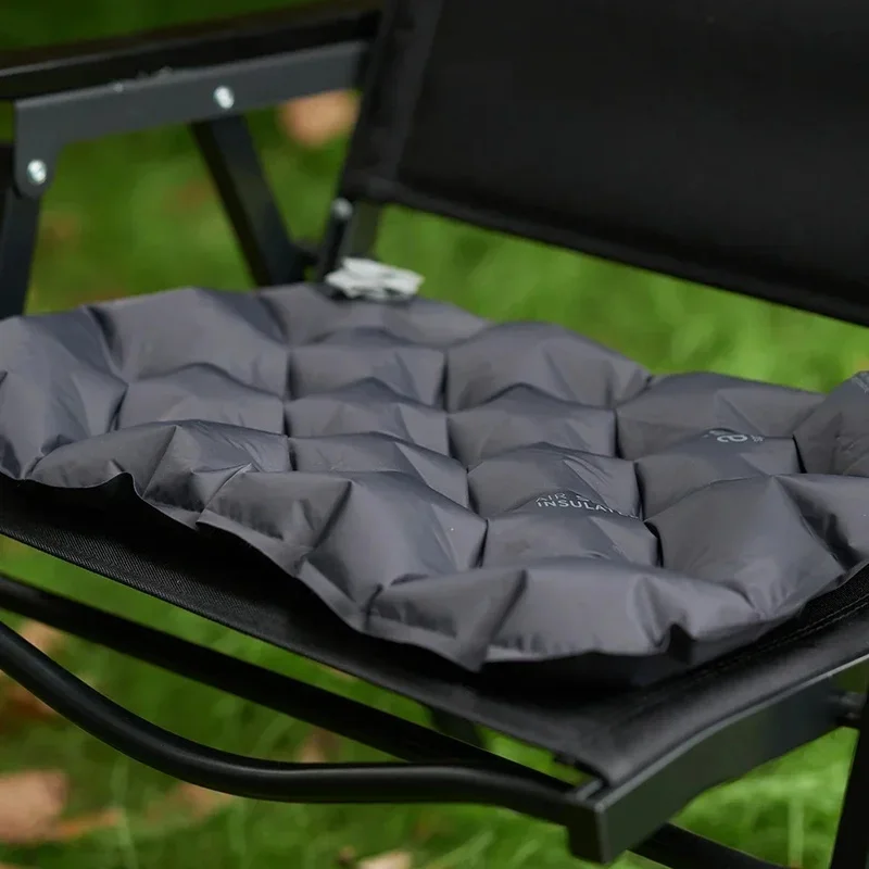 Coussin de Chaise de Camping Gonflable en Polymère, Portable, observateur, pour Siège, Randonnée, Pique-nique, 100kg