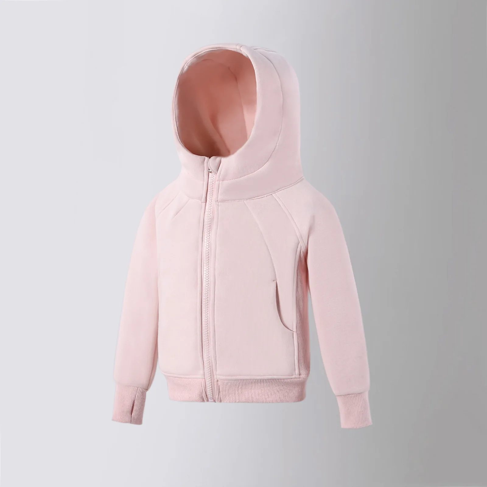Fashion Baby Girl Jacket Hoodie Sweatshirt Zipper Sporty Outfit Pink Teenager Girls Clothes Plus Size Kids Cardigans Boutique