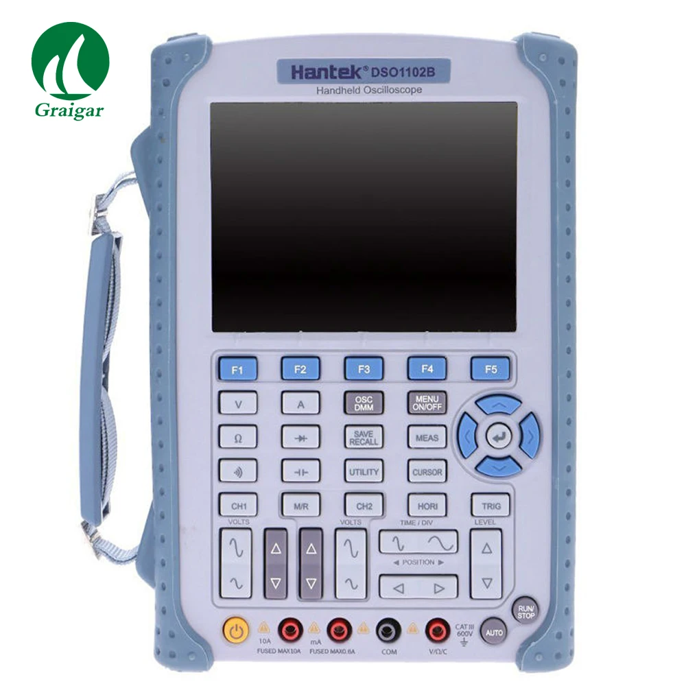 Hantek DSO1102B Digital Handheld Oscilloscope Multimeter 100MHz 1Gsa/S 2 Channels