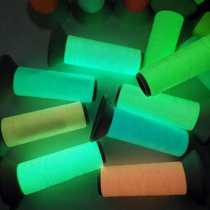 500 Yards Luminous Embroidery Thread Glow In The Dark Sewing Threads DIY Handmade Cross Stitch Yarn Line Needlework Materials