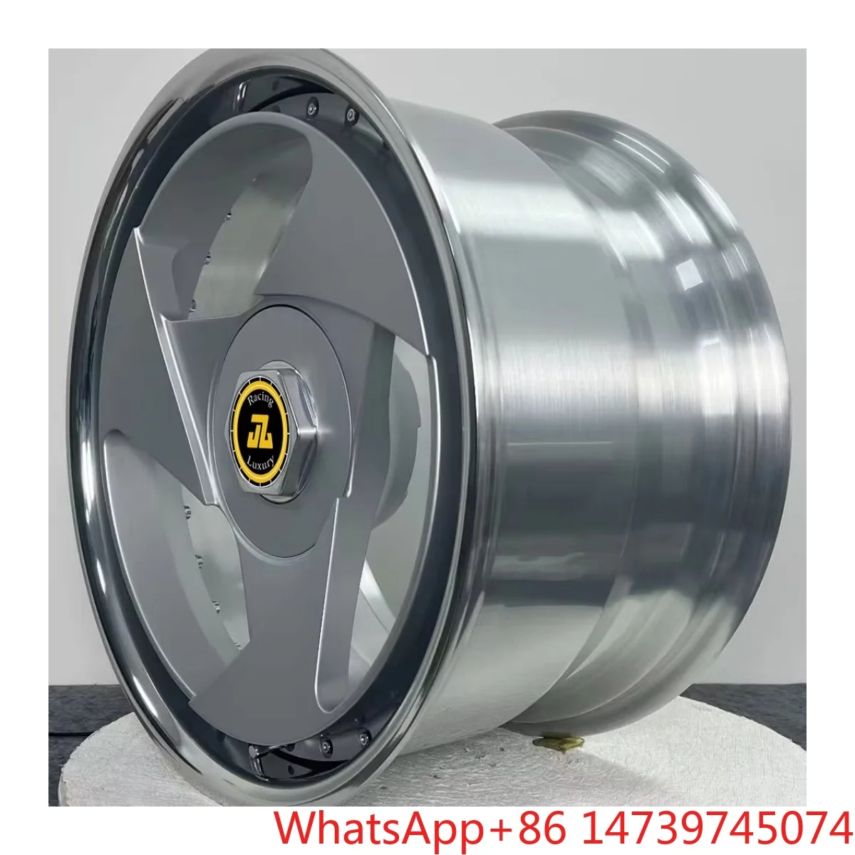 JZ New Custom 2-piece 19x9.5/10.5 ET22 5x120 CB72.56 Passenger Car Alloy Forged Wheels Rims For E30 E91E 92 E936061‑T6 Aluminu