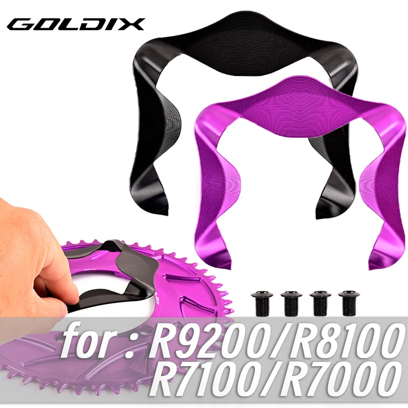 

GOLDIX Aero Pneumatic Cover 4 Bolt Crank Sealing Cap for SHIMANO R9200 R8100 R7100 R7000