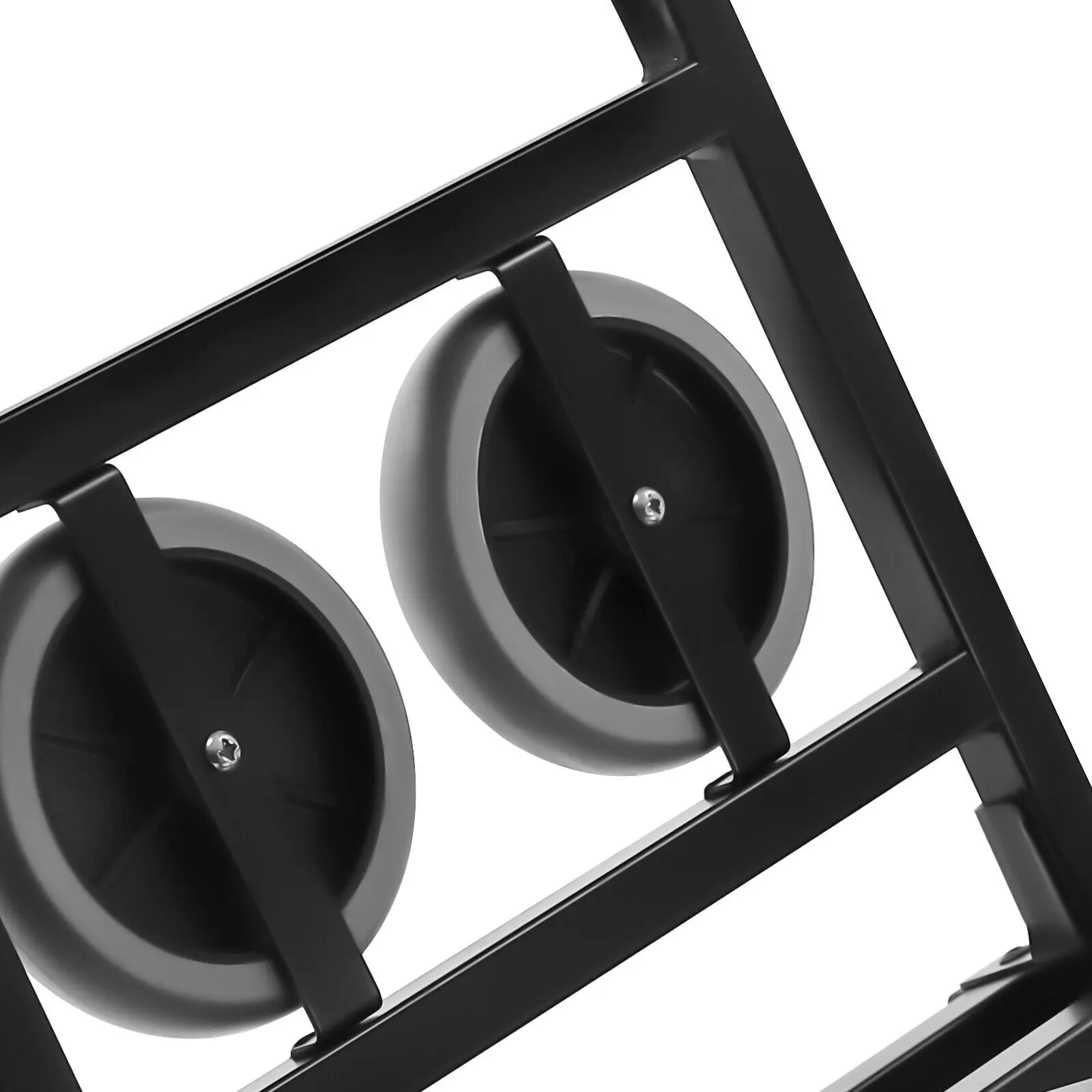 Heavy Duty Folding Stair-Climbing Cart Hand Truck Dolly Cart with Adjustable Handle, Steel Foldable Cart with Wheels